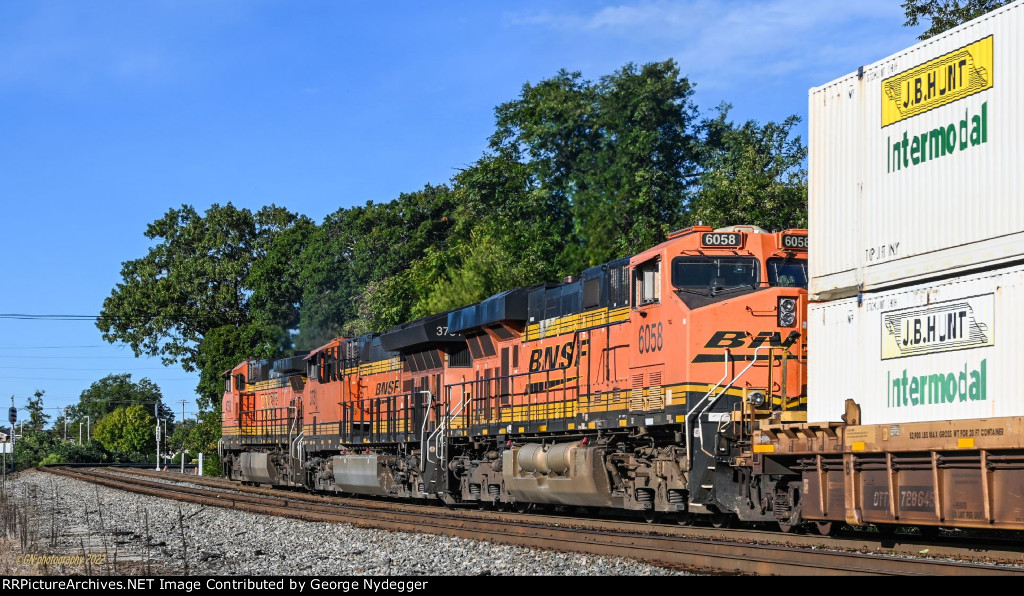 Triple "orange" leading this double stack